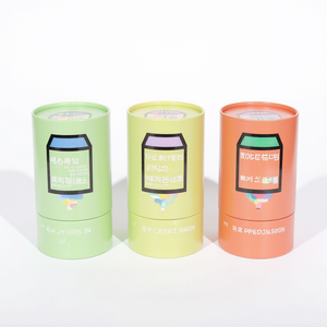 กล่องของขวัญหลอดกระดาษทรงกระบอกสำหรับบรรจุกล่องเครื่องสำอางกล่องหลอดกระดาษแข็งโลโก้แบบกำหนดเอง - Product Image 4