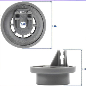 Dishwasher Lower Dishrack Roller <b>Wheel</b> Plastic <b>Replacement</b> Part DD66-00023A Home Use - Product Image 2