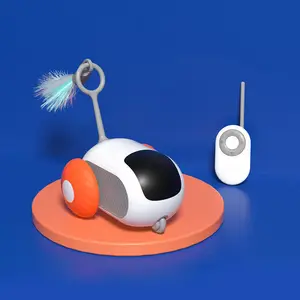 لعبة حيوانات أليفة ذكية قابلة لإعادة الشحن USB مخصصة من LovePaw مع جهاز تحكم عن بعد كهربائي لعبة سيارة تفاعلية للقطط