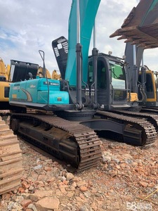 100%, trabajo listo, equipo de construcción cuidadosamente mantenido, excavadora Kobelco usada, Cubo de 1,6 m³, peso operativo de 34 toneladas - Product Image 3