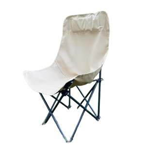 Chaise de camping écologique en tissu Oxford 600D, légère et portable, chaise de plage en forme de lune pour pique-nique et pêche - Product Image 6