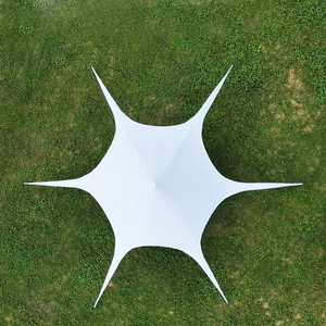 Luxe Waterdichte Enkele Torenspits Luifel Eenvoudig In Te Stellen Moderne Stijl Stervormige Zonwerende <span class=keywords><strong>Tent</strong></span> Voor Strandfeest Of Kamperen - Product Image 4