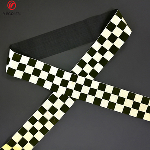 Vải Phản Quang Màu Bạc 5Cm + Màu Xanh Dương Họa Tiết Lưới Làm Việc May Vá Chất Liệu Cotton Polyester Giao Hàng Nhanh - Product Image 6