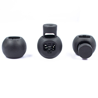 7mm Kunststoff-Kordelstopper, Hochbelastbare Federbelastete Verschlüsse, Schnürsenkel-Endstücke, Verstellbare Stopper für Kordelzug-Taschen, Hüte und Seile