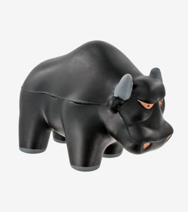 Premium Anpassbarer Logo Wall Street Bullen-förmiger Stressabbau-Quetschball aus Weichschaum für Werbegeschenke und Firmenveranstaltungen - Product Image 1