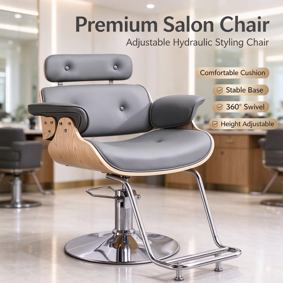 Influencer Hairdressing Barber Chair Hair Salon Chair Adjustable ...