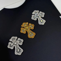 Nouvel Arrivage Royal Échantillon Gratuit Grandes Écussons 3D en Caoutchouc Thermocollants Personnalisés Couleur Argent pour Vêtements et Chapeaux de Filles