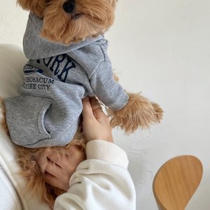 Sudadera con Capucha para Perro Otoño Invierno con Bolsillo, Sudadera Acogedora para Perros Pequeños y Medianos, Ropa Linda para Cachorros - Product Image 1