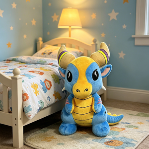 Fabricante de Peluches Personalizados, Dragón de Peluche OEM, Animal de Peluche Bordado Personalizado para Aliviar el Estrés, Regalo de Primera Comunión para Niños - Product Image 5