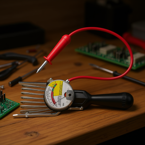 Juego de cables de prueba para multímetro 890 con punta roja y clips metálicos para pruebas eléctricas - Product Image 3