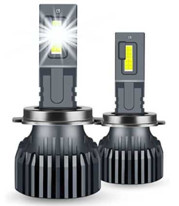 LED Headlight Bulbs 10000 Lumens Super Bright LED Headlights Conversion Kit High Low Beam Bulb Pack of 2 (H4 LED Bulbs)