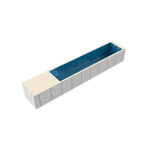 <span class=keywords><strong>Piscine</strong></span> conteneur moderne en PRV de 9,2 m avec terrasse en pierre lavée sans joint et système de <span class=keywords><strong>contre</strong></span>-<span class=keywords><strong>courant</strong></span> professionnel pour la <span class=keywords><strong>nage</strong></span> en <span class=keywords><strong>contre</strong></span>-<span class=keywords><strong>courant</strong></span> - Product Image 4