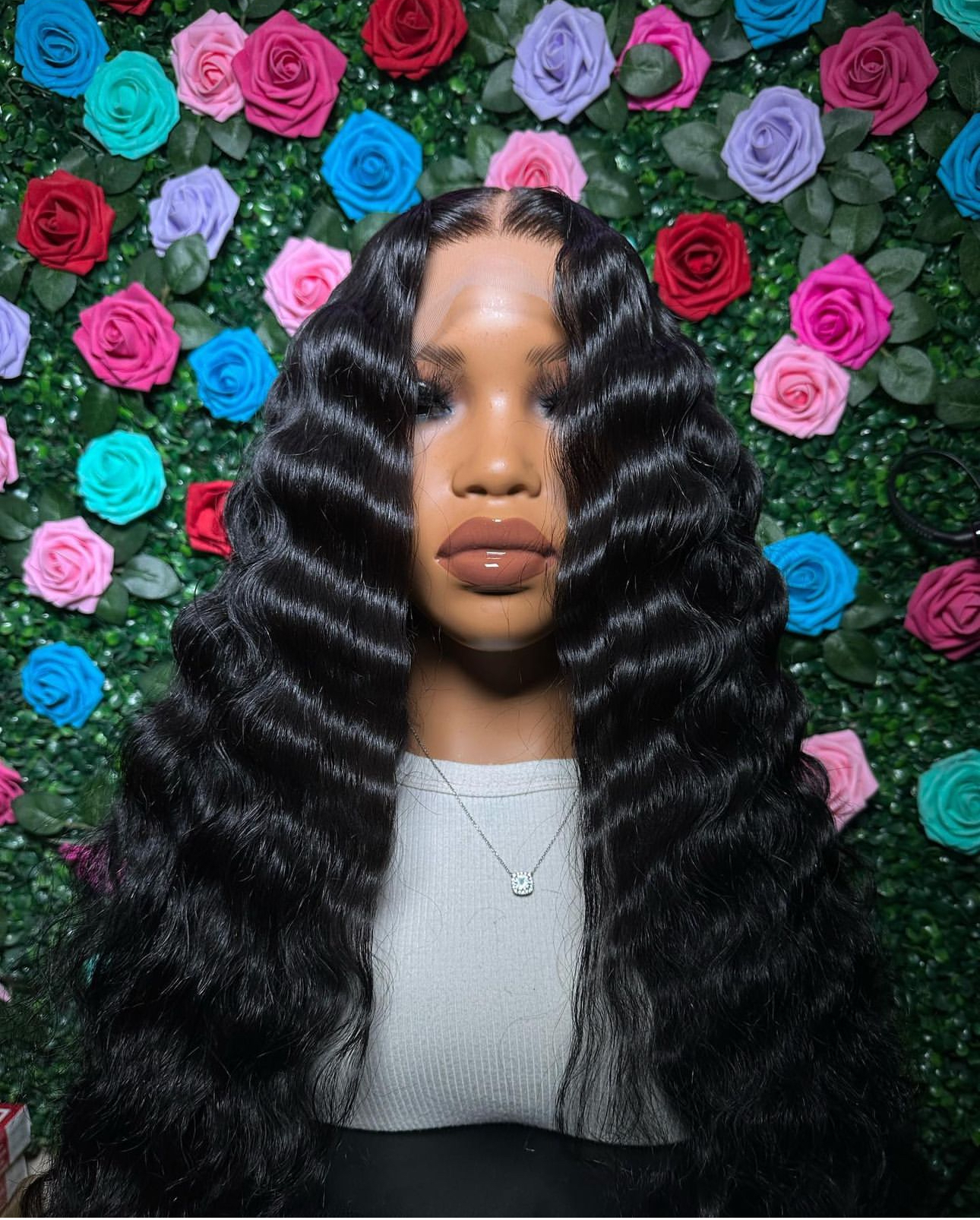 hd 4*4 cosure deep wave wig