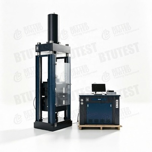 เครื่องทดสอบแรงดึงเหล็กแบบไฮดรอลิก UTM 600/1000KN โครงสร้างสี่เสาความแข็งแรงสูงตามมาตรฐาน ASTM แบบ Single-Space - Product Image 2