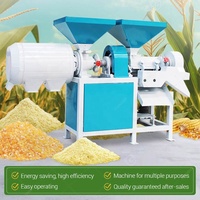 Machine à décortiquer le maïs et à fabriquer la fécule, la semoule, la farine, les gruons de riz, les débris de maïs, le posho et les débrasses de maïs, pour usage domestique