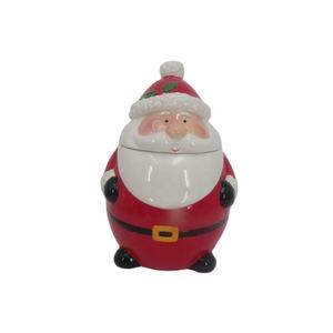 Frascos <span class=keywords><strong>de</strong></span> almacenamiento <span class=keywords><strong>de</strong></span> cerámica <span class=keywords><strong>de</strong></span> árbol <span class=keywords><strong>de</strong></span> Navidad grandes pintados a mano, tarro <span class=keywords><strong>de</strong></span> galletas <span class=keywords><strong>de</strong></span> cerámica <span class=keywords><strong>de</strong></span> Papá Noel para comida para presentaciones - Product Image 5