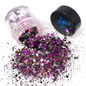 Toksik olmayan toptan festivali Polyester pırıltılar yeni cadılar bayramı sanat zanaat tıknaz Glitter mix - Product Image 5