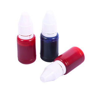 Recharge d'encre pour tampons noirs, bleus et rouges, couleurs vives. - Product Image 5