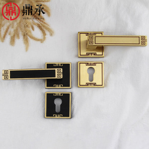 Serrure de porte en laiton Dingcheng, serrure à mortaise avec clé pour porte d'entrée, style européen - Product Image 2
