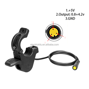 Wuxing 73 Thumb Throttle Super Nice Accessoire de vélo électrique à gros pneus avec câble étanche pour l'affichage et l'utilisation - Product Image 2