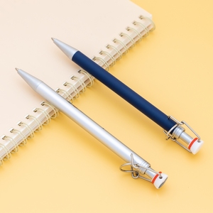 Biểu Tượng Tùy Chỉnh Trên Đầu Ưa Thích Tiện Ích Tre Kim Loại Móc Bút Xách Tay Pothook Có Thể Thu Vào Đu Bút Bi Với Treo - Product Image 4