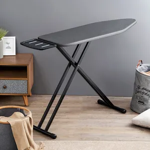 Hot Sales Folding Mesh Top Ironing Board with Iron Rest and 100% Cotton Heat Resistant Ironing Board Cover