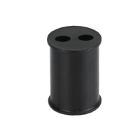Coussins de baril à œillets à 3/8 trous Manchon de câble flexible en caoutchouc coaxial de 1/2 pouces avec diamètre variable