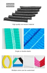 Hồ Bắc Haixin tóc lưới phẫu thuật cap bán buôn y tá kim loại Thám tử phát hiện MOB cap Clip dùng một lần PP Mũ Mũ bán buôn - Product Image 3