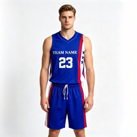 Tenue de basketball personnalisée avec nom, numéro et logo, 100% polyester respirant, grande taille, séchage rapide, débardeur à col en V pour homme, impression numérique