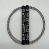 Aluminium antirouille Force industrielle Entraînement d'agilité de niveau professionnel Corde de vitesse à tous niveaux Corde Cross Fit de qualité militaire