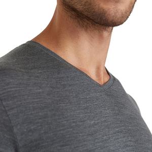 Camiseta personalizada para hombre con cuello en V Daily Merino Wool-Lyocell Mezcla la ropa interior ligera sin olor Aspecto sedoso y sensación - Product Image 4