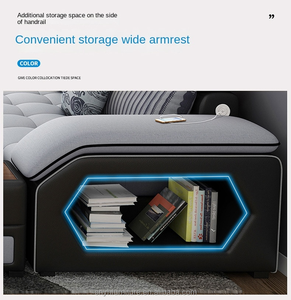 Canapé sectionnel moderne en velours noir, design <span class=keywords><strong>italien</strong></span>, style américain et européen, canapé sectionnel français, canapés de salon (ancien) - Product Image 4