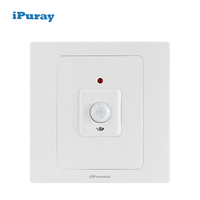 Interruptor con Sensor de Presencia PIR Tipo 86, 220-240V, Requiere Cable Neutro, Alta Potencia