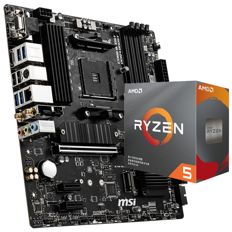 CPU Ryzen 7 5700X3D+MSI B550M PRO-VDH WIFI B550M PRO-VDH WIFI