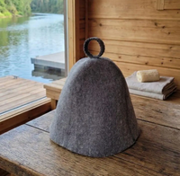 Chapeau de sauna en feutre de laine pour commande en gros, divers styles, casquette de sauna Banya, logo personnalisé pour entreprises de sauna et spa