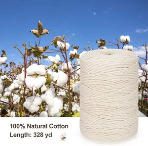 Corda di cotone 10mm 66 piedi intrecciata corda multiuso in cotone per annodare <span class=keywords><strong>macramè</strong></span> - Product Image 4