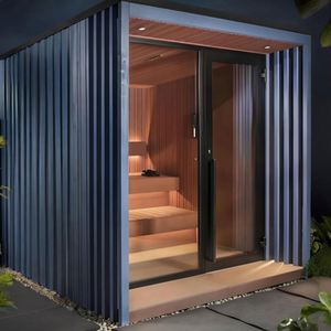 Venta caliente al aire libre 4 personas impermeable al aire libre tradicional sauna de vapor para el hogar - Product Image 5