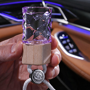 Premium Colorful Auto Air Freshener Set For Luxury Travel Night Natural Essential Oil Infused Gift Box Set Glass <b>Bottle</b> Box - Product Image 1