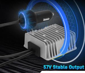 Cable adaptador de fuente de alimentación elevadora de CC de 12/24V a 57V 4.5A para MINI/v3, rectificador de router con conector macho CC-CC - Product Image 6