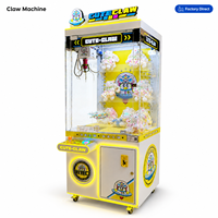 Machine à griffes en métal personnalisable pour animaux en peluche et jouets en peluche, jeu d'arcade d'intérieur à monnayeur, machine à griffes à prix, cadeau