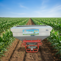 Épandeur d'engrais manuel à 3 points de fixation, type nouveau, haute efficacité, avec trémie en acier 201, réglage manuel, pour l'agriculture, modèle 300