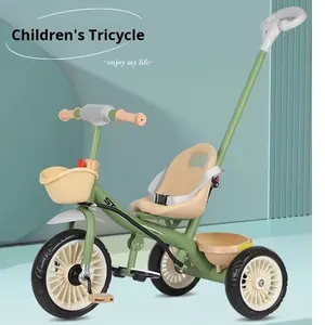 Poussette en plastique de vélo de <span class=keywords><strong>tricycle</strong></span> de pédale des enfants pour les âges 1-3-6 - Product Image 4