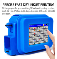 Mini Impresora Portátil de Mano Tij, Codificador de Inyección de Tinta de Media Pulgada para Plástico, Metal, Cuero y Madera, Impresión de Número de Lote, Fecha de Caducidad y Código de Barras