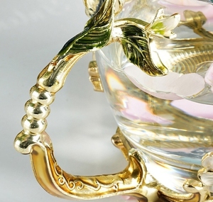 Ensemble de tasses à café et à thé en verre émaillé coloré, résistantes à la chaleur, pour la maison et le bureau, cadeau pour les amoureux - Product Image 6