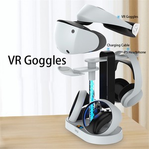 Estación de Carga IPEGA PG-P5V001 para Auriculares PS5 <span class=keywords><strong>VR2</strong></span> y Dos Controles PS5, Base de Carga con Pantalla LED RGB - Product Image 3