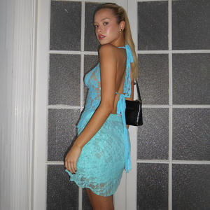 Женские винтажные Топы Y2K, узкие топы без рукавов, облегающие кружевные майки с вышивкой в виде цветов, 2739 - Product Image 3