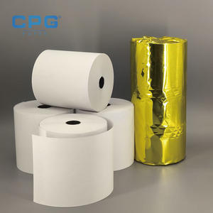กระดาษใบเสร็จความร้อนขนาด 80x80 มม. ปลอดสาร BPA 55 แกรม สำหรับเครื่องคิดเงินซูเปอร์มาร์เก็ต แบบม้วน สีขาว จัดส่งตรงจากโรงงาน - Product Image 1