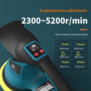 Polisseuse sans fil portable de qualité industrielle pour le detailing automobile avec batterie au lithium 20V, capacité 3AH, garantie 1 an - Product Image 4