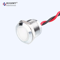 9V LED Gösterge Işığı Sinyal Pilot Lambası Panel Montajlı Su Geçirmez Akülü Cihaz Test Cihazı Kontrol Kutusu için