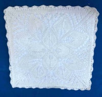 RT20058 Housse de coussin 100% longue pampille en coton et tricotée à la main